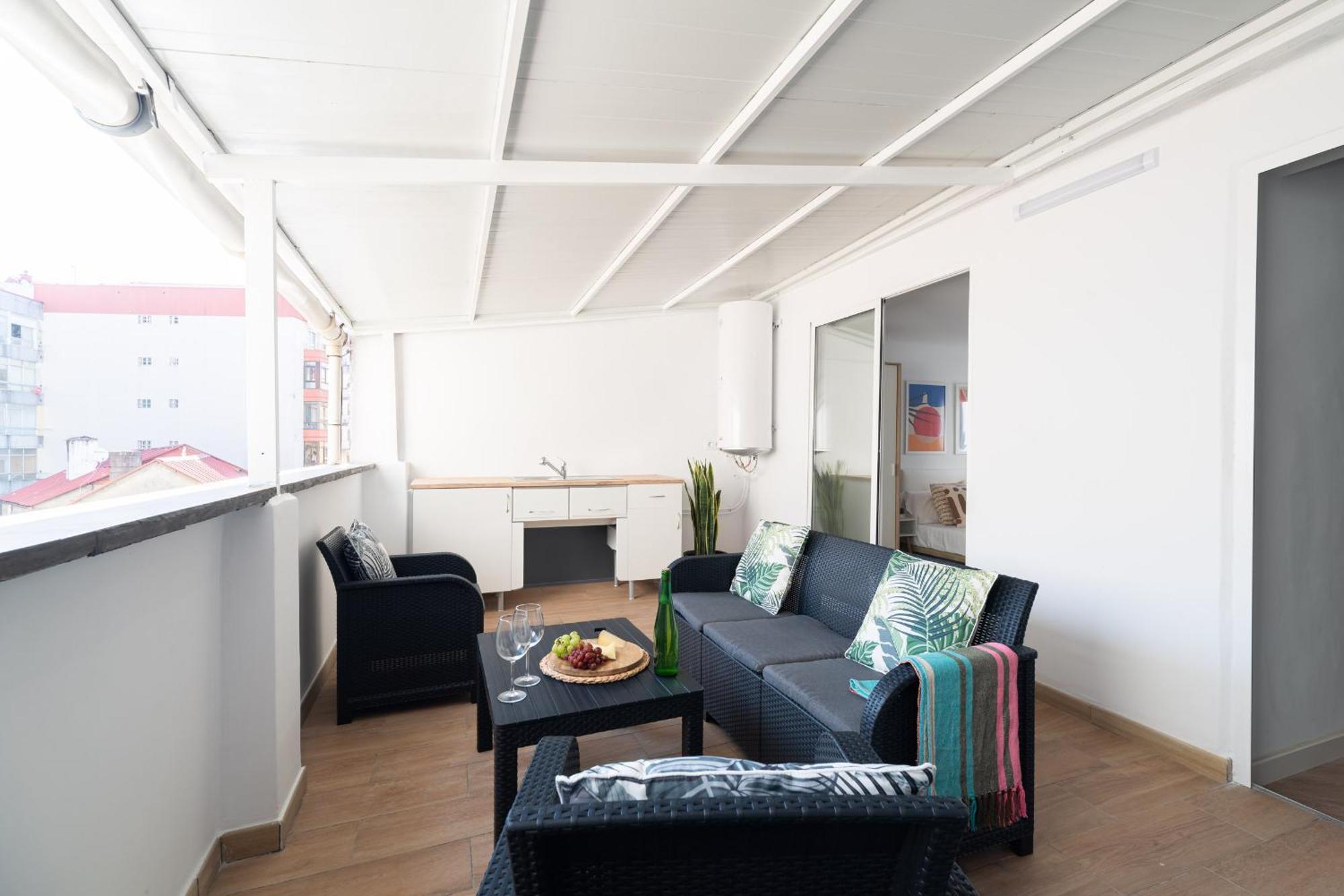 Gran Atico Con Terraza Lejlighed Vigo Eksteriør billede